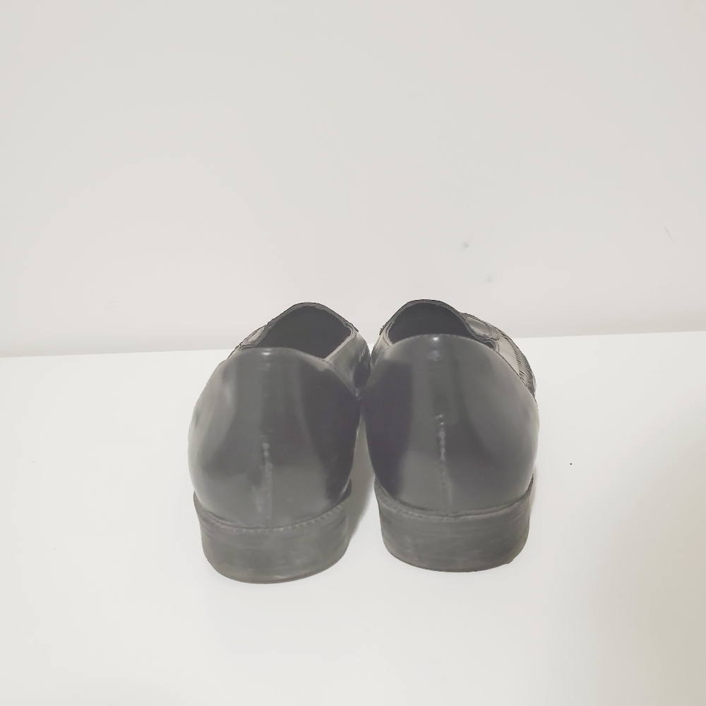 ♣️Black Leather Loafers Sz 9 - Picture 7 of 7